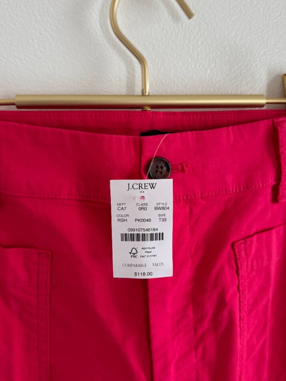 NWT J.Crew Tall Lizzie High Rise Wide Leg pant 33 Tall - Picture 6 of 8